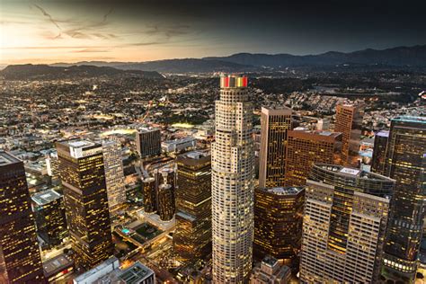 Los Angeles Aerial View Stock Photo Download Image Now
