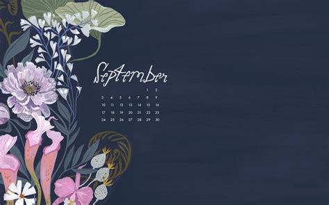 September 2018 Background Calendar Wallpaper Calendar Wallpaper