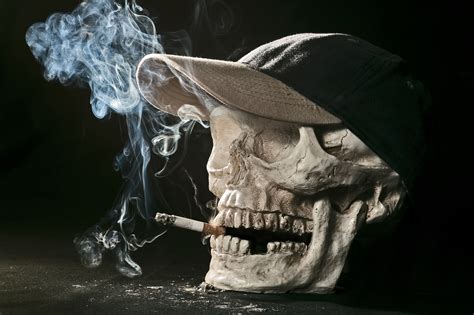 29 1600x900 Wallpaper Smoking Skull On Wallpapersafari
