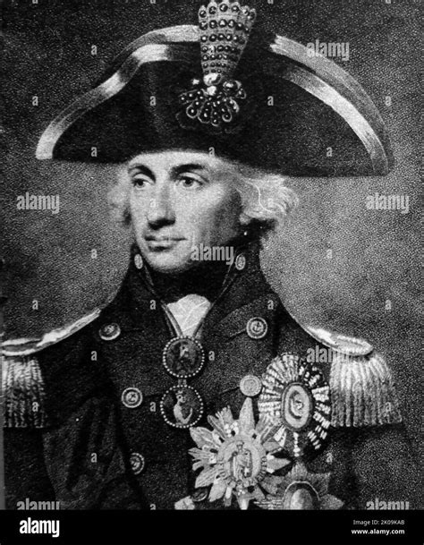 1st Viscount Horatio Nelson Black And White Stock Photos And Images Alamy