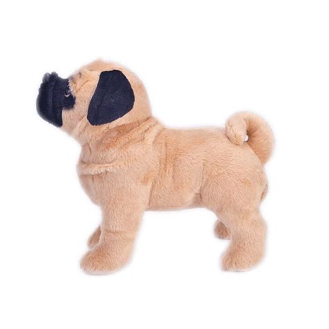 Pug Stuffed Animal Realistic Pug Plush Adorable Puppy Dog Plushie Toy