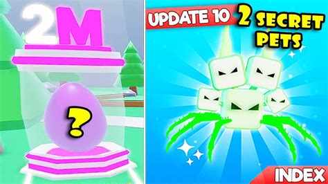 New Update Limited 2m Egg Nuclear Egg And 2 New Secret Pets In Tapping