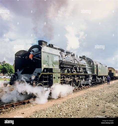 Vintage Pacific Plm 231 K 8 Steam Locomotive Hi Res Stock Photography