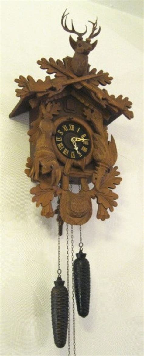 Fantastic Large 8 Day Hunter Cuckoo Clock By Wierclock On Etsy