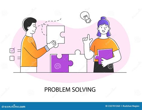 Problem Solving Concept Stock Vector Illustration Of Solving 232781268