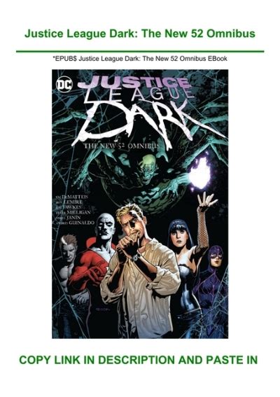Epub Justice League Dark The New 52 Omnibus Ebook