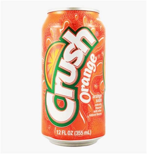 Crush Orange Soda 355 Ml Cans 12cs Orange Crush Pop Can Hd Png