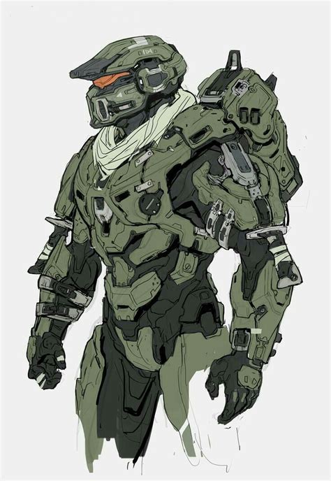 Welcome To The Infinity Spartan — Awesome Halo 5 Concept Art