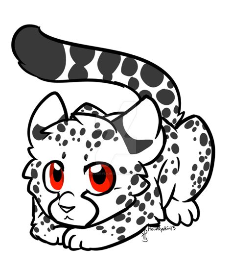 Cute Cheetah Lines By Proudryukin13 On Deviantart