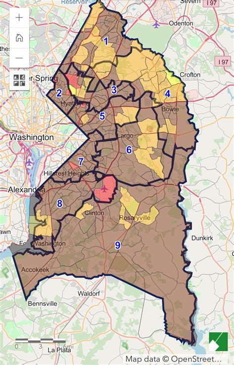 2020 Census Response Rate Map For Prince Georges County Is Now