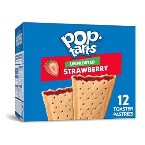 Pop Tarts Unfrosted Strawberry Toaster Pastries Shop Toaster Pastries At H E B