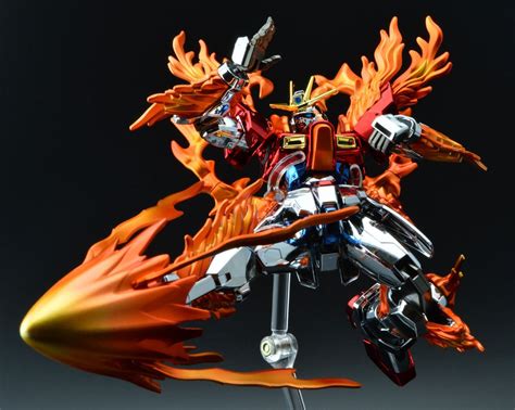 Gundam Guy Hgbf 1144 Try Burning Gundam Full Color Coating Ver