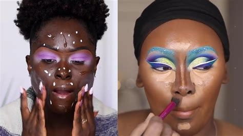 Beautiful Makeup For Black Women Melanin Makeup Transformation