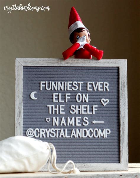 Hilarious Elf On The Shelf Names