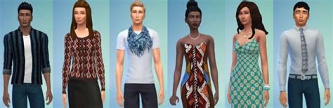 Wax Collection 7 Clothes And One Accessory By Fuyaya At Sims Artists