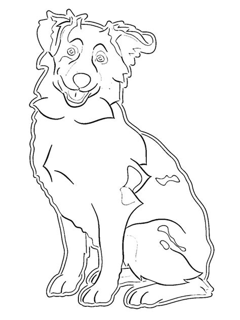 Australian Shepherd Coloring Sheets Coloring Pages