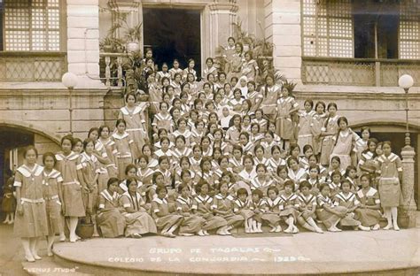 Colegio De La Concordia Manila Ca 1929 Philippines Culture New