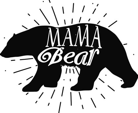 Camiseta Mama E Hija Mama Bear Baby Bear Tenvinilo