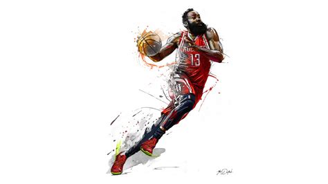 After his trade to houston rockets from oklahoma, james harden already made a name himself. 1280x720 James Harden 5k Art 720P HD 4k Wallpapers, Images ...