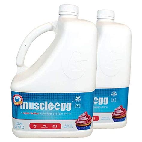 Buy 2 Gallons Cake Batter Muscleegg Liquid Egg Whites Cage Free