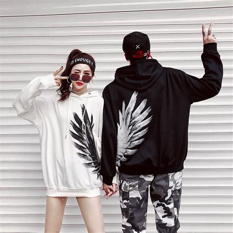 Harajuku anime naruto hinata uzumaki lover couple matching. "Wings" Hoodie | Couples hoodies, Clothes korean style ...