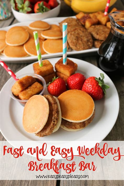 Easy Weekday Breakfast Idea Your Kids Will Love Easy Peasy Pleasy