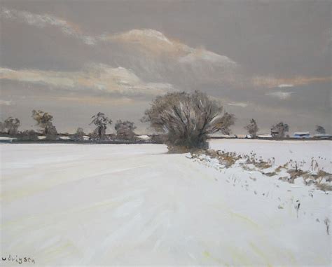 Winter Painting By Malcolm Ludvigsen Fine Art America