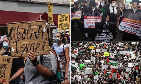 Jacob andrewartha reports that thousands turned out in melbourne. Pro-Palestinian demonstrators take to the streets in Queens