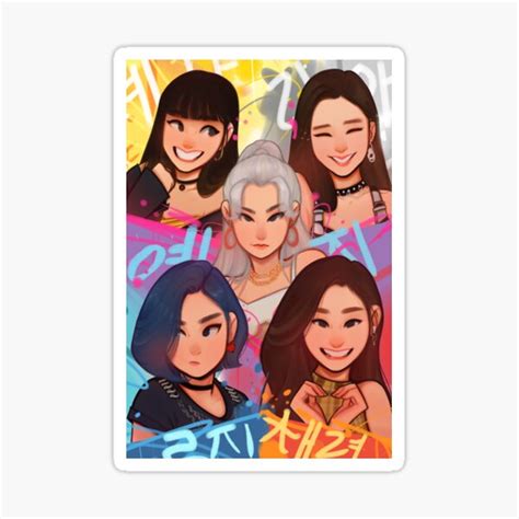 Itzy Sticker For Sale By Amosthefanboy15 Redbubble