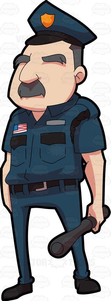 A Security Guard On Duty Security Guard Guard Cartoon Drawings