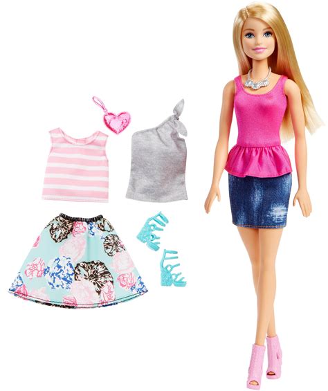 Barbie Doll And Fashions Skirt Set