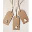 Rustic Christmas Tags  Gift For Wrapping From Paper Tree