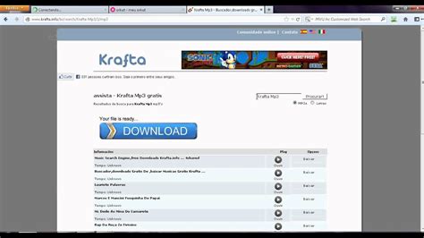 Krafta baixar musicas gratis download buscador de musicas mp3 ,que reune um imenso catalogo de links de outros site para voce baixar tudo em um so lugar. COMO BAIXAR MÚSICA NO KRAFTA MP3 - YouTube