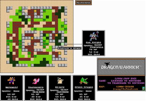 File Dragon Warrior NES Map Hauksness Png TheAlmightyGuru