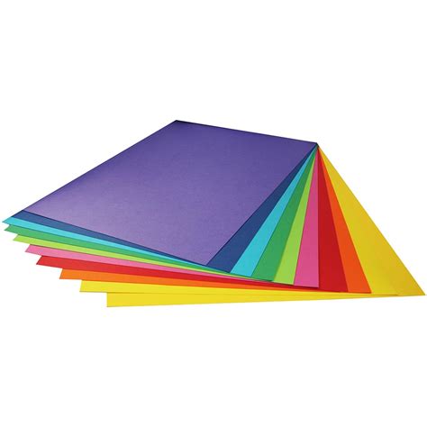 Rainbow Spectrum Board 200gsm 510 X 640mm Assorted Pack 100 Office