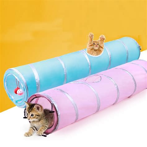 Buy Cute Pet Tunnel With Ball Cat Play Tunnel Funny