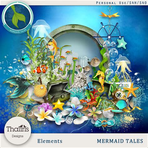 Adika Scrap Mermaid Tales By Thaliris Designs