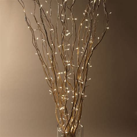 Lighted Branches Willow Branches Tree Branches Floor Vase Decor Vases Decor Centerpieces