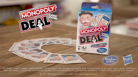 Monopoly Deal Card Game Hasbro How To Videos