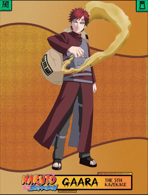 Gaara 5th Kazekage By Pein444 On Deviantart