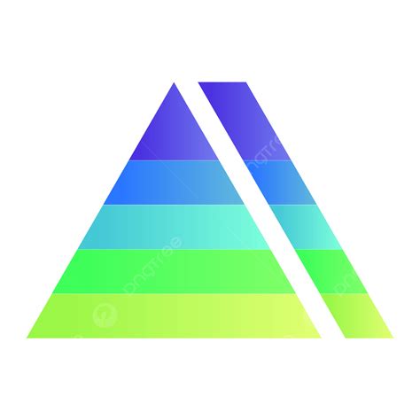 Pirámide Colorida Para La Presentación Infográfica Png Jerarquía Los