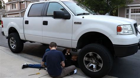 Adding Running Boards To A Lifted Truck Youtube