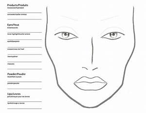 Printable Face Chart Mac Printable Face Chart Printable Blank Makeup