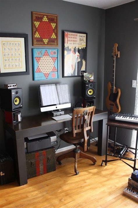 Stunning Game Room Design Ideas 12 | Home music rooms, Music studio ...