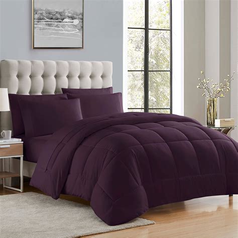 Luxury 7 Piece Bed In A Bag Down Alternative Comforter And Sheet Set