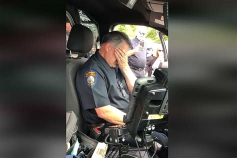 Watch Maine Police Officers Emotional Sign Off Before Retiring