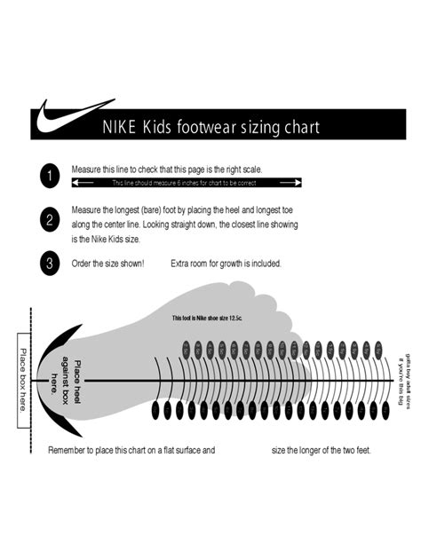 Maybe you would like to learn more about one of these? Nike Kids Footwear Sizing Chart Free Download