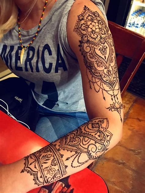 Fda has received reports of adverse reactions to some decal, henna, and black henna temporary tattoos. Pin by Nicole Andriana Čučuk on Beautiful Henna | Sleeve ...