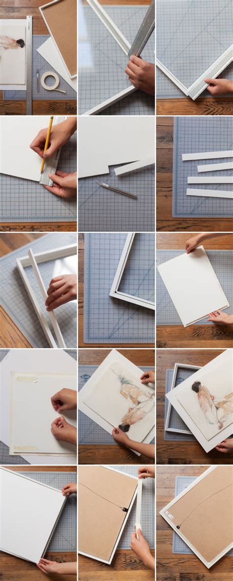 How to make floating picture frames. Floating Art Frame DIY