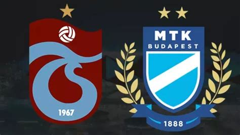 Trabzonspor MTK Budapeşte maçı ne zaman saat kaçta